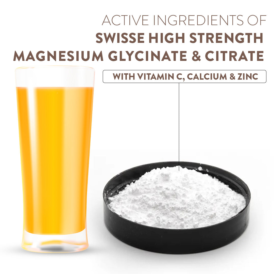 Swisse ULTIBOOST High Strength Magnesium Glycinate & Citrate Powder - 90 gms